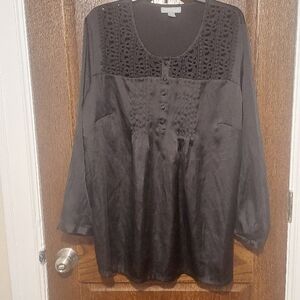 Elegant Black Women's Top